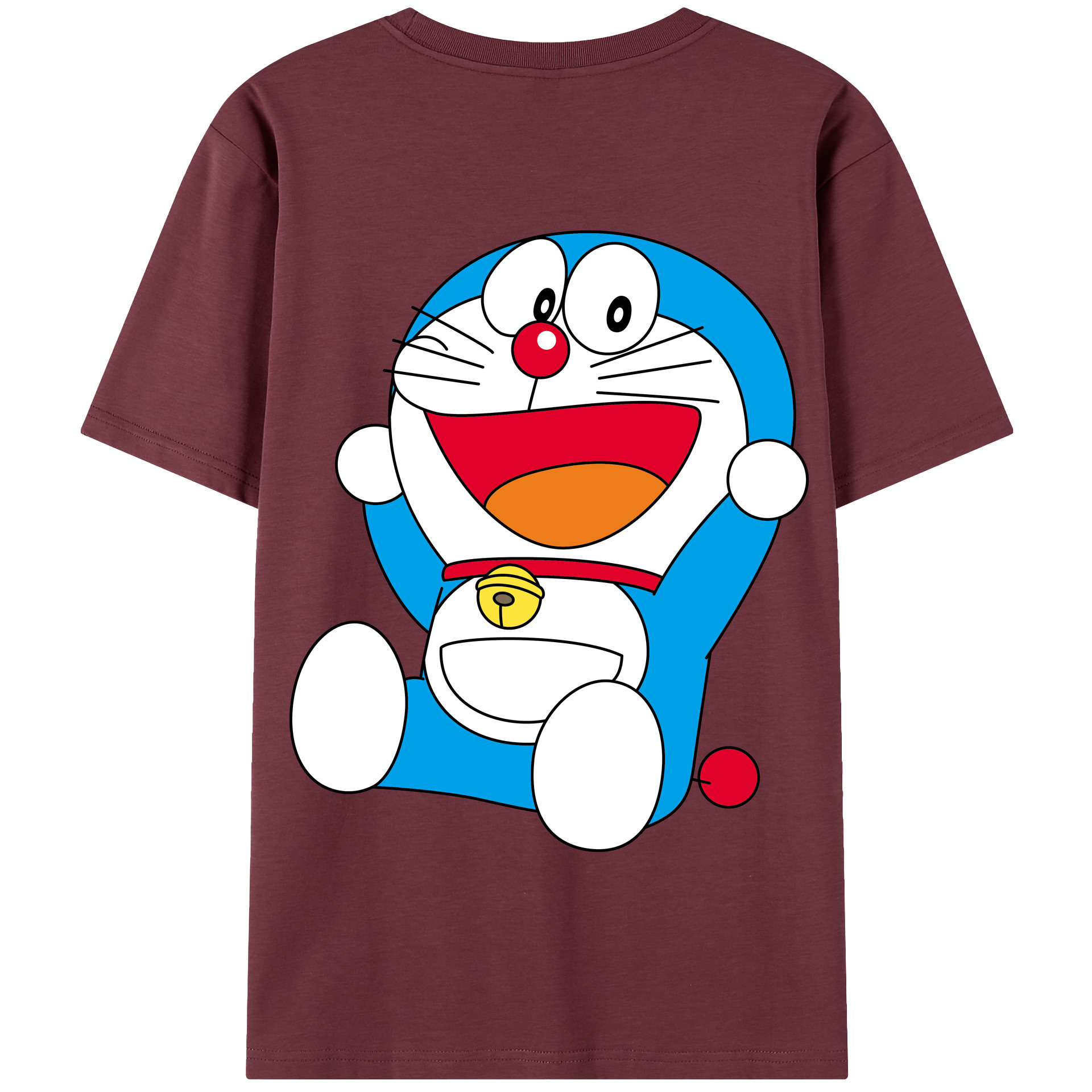 （画像用） ドラえもん Doraemon 綿100％半袖Tシャツ（背面プリント）